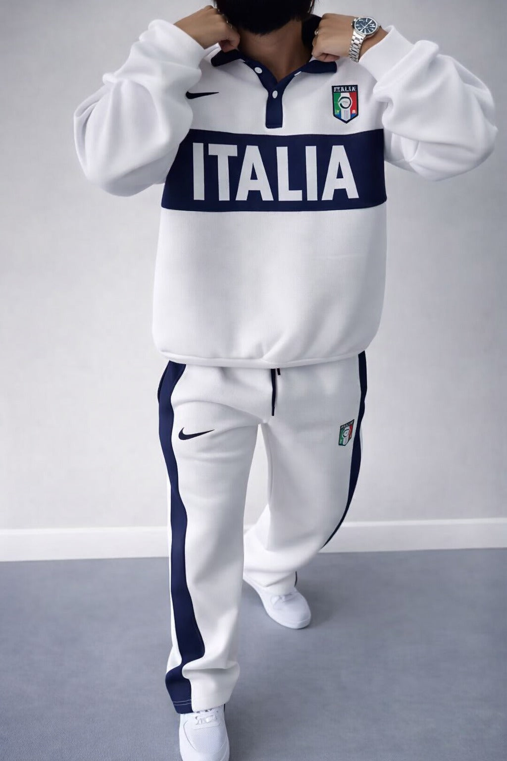 Men’s Italy-Inspired Premium Track Suit – Sporty Casual Wear Set - (W-10)