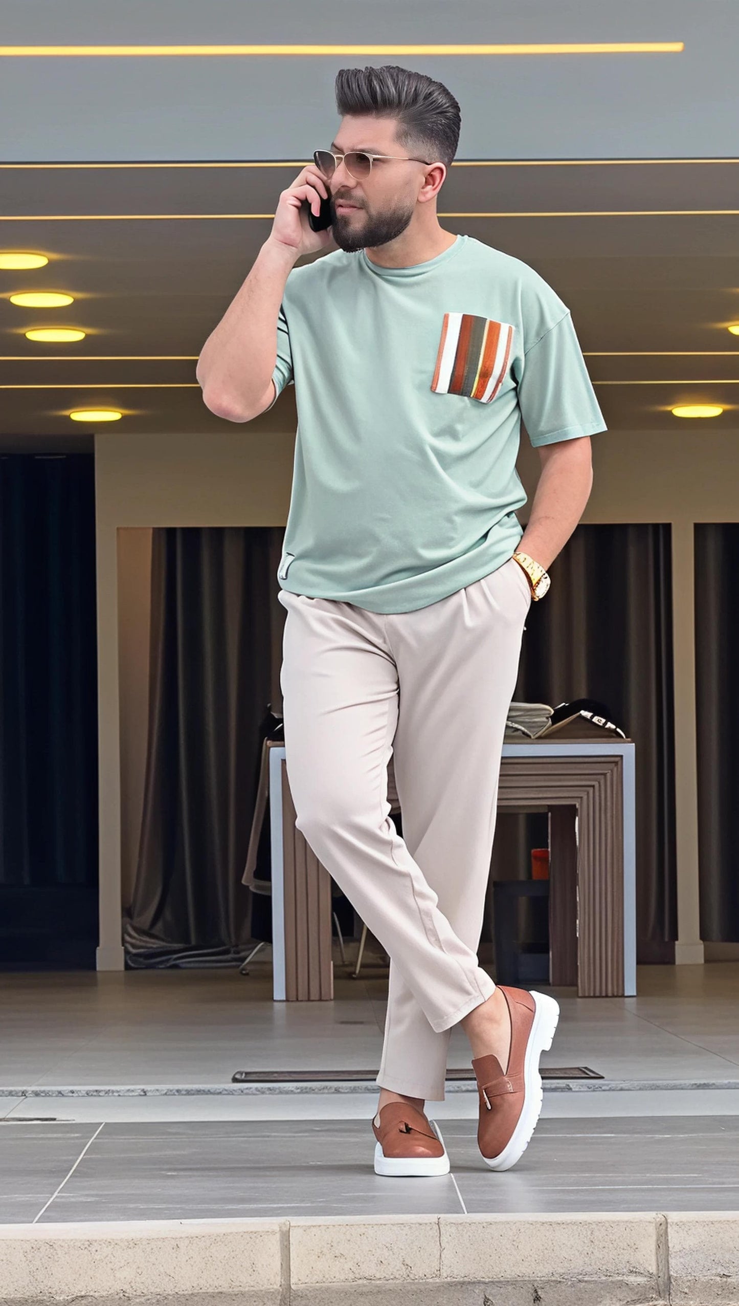 Q-14Tshirt & Trouser Set