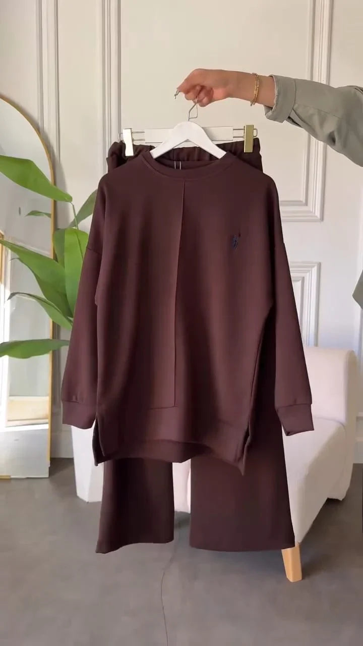 CH 589 Polo Winter Fleece Co-ord Set