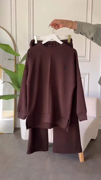 CH 589 Polo Winter Fleece Co-ord Set