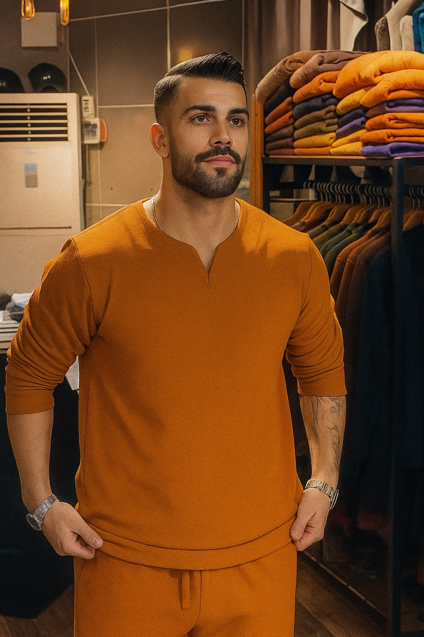 LI-46 NEW WINTER V-NECK TRACKSUIT