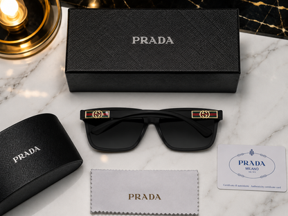 (GS-61) Luxury Square Polarized Sunglasses | UV400 Premium Eyewear