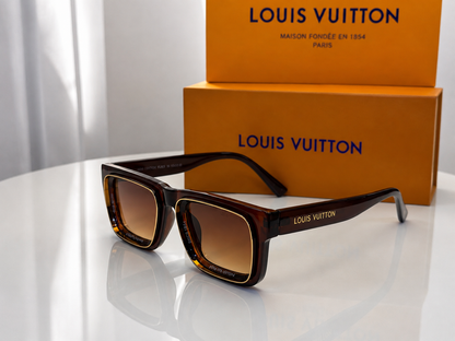 (GS-66) Louis Vuitton Premium Square Gradient Sunglasses | Luxury Unisex UV400 Eyewear