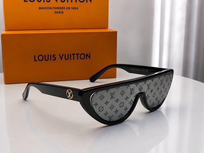 (GS-67) Luxury Shield Oversized Sunglasses  | UV400 Protection | Premium Fashion Eyewear