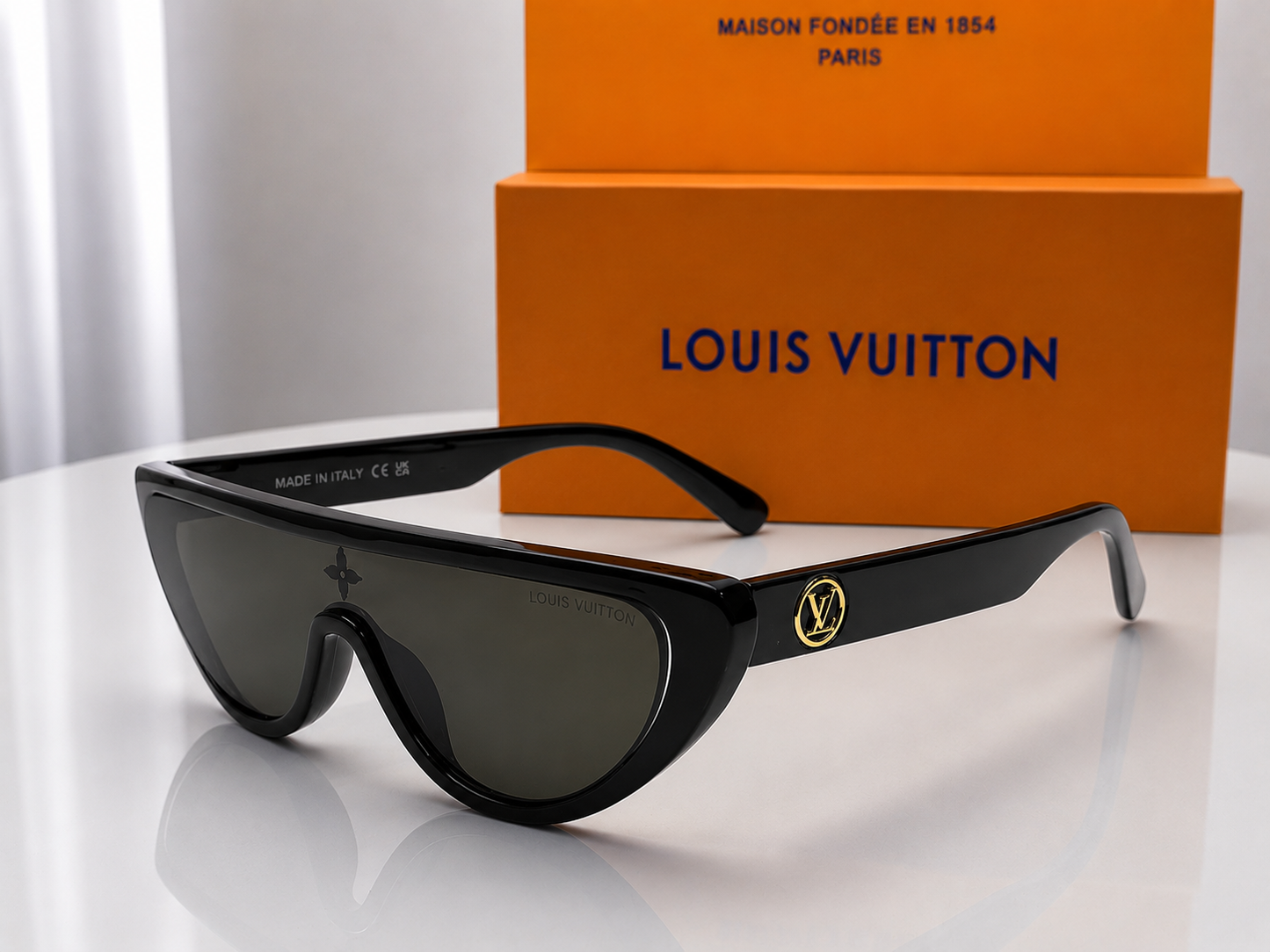 (GS-67) Luxury Shield Oversized Sunglasses  | UV400 Protection | Premium Fashion Eyewear