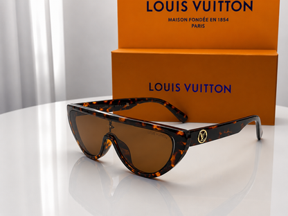 (GS-67) Luxury Shield Oversized Sunglasses  | UV400 Protection | Premium Fashion Eyewear