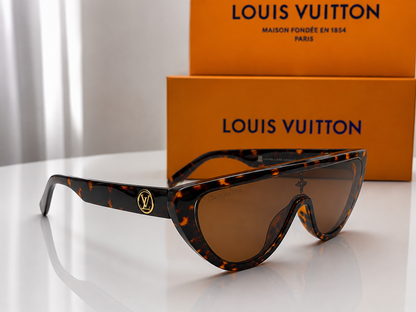 (GS-67) Luxury Shield Oversized Sunglasses  | UV400 Protection | Premium Fashion Eyewear