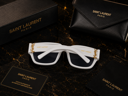 (GS-20) Saint Laurent Luxury Square Sunglasses  | Premium Designer UV400 Fashion Eyewear