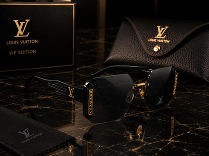 (GS- 18) Louis Vuitton Luxury Rimless Square Sunglasses – Premium Gradient Shades