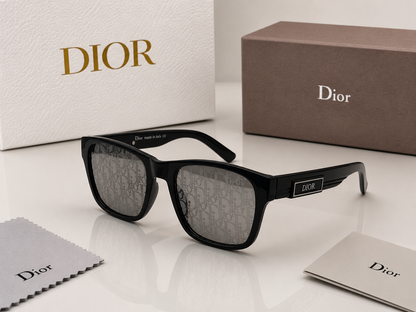 (GS-28) Dior Inspired Premium Square Sunglasses – Luxury Frame | UV400 Protection