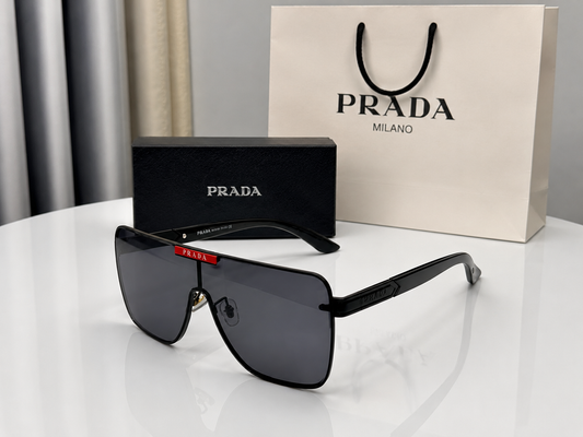 (GS-35) Premium Square Shield Sunglasses – UV Protection Luxury Eyewear