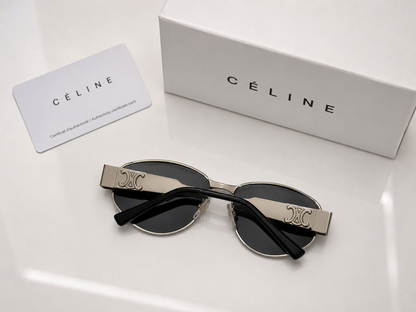(GS-54) CELINE Luxury Frame Sunglasses | Premium UV400 Black Lens | Unisex Designer Eyewear