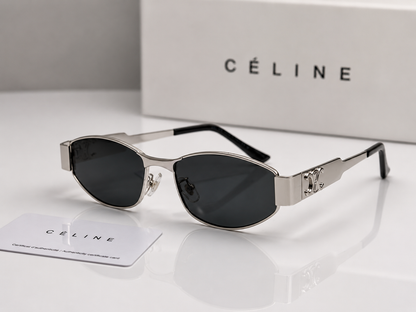 (GS-54) CELINE Luxury Frame Sunglasses | Premium UV400 Black Lens | Unisex Designer Eyewear