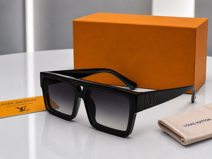 (GS-80) Luxury Square Frame Sunglasses – Premium UV400 Eyewear |