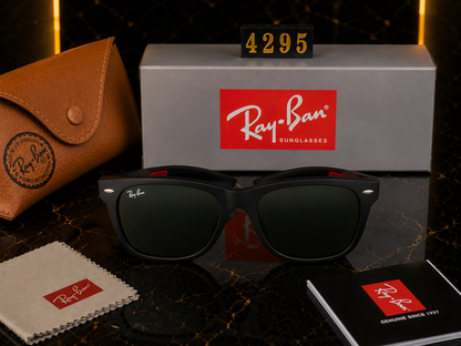 Ray-Ban Ferrari Style Black Sunglasses | Premium UV400 Protection | Brand New