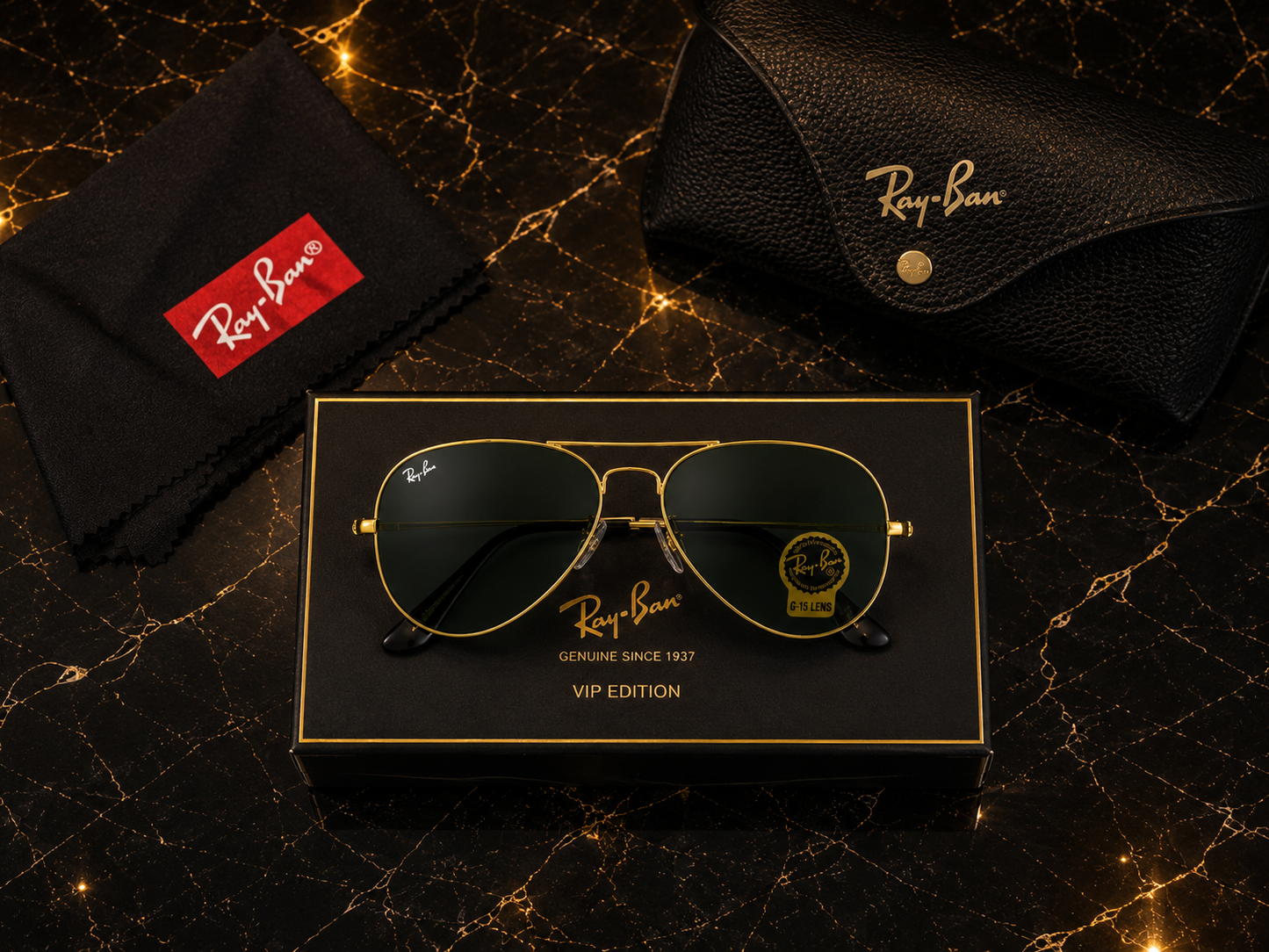 (GS-21) Ray-Ban Aviator Luxury Cinematic Product Showcase  | 4K HDR