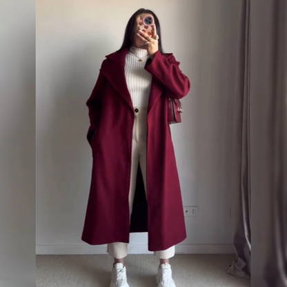 CH 516  Luxe Warm Fleece Longline Winter Coat