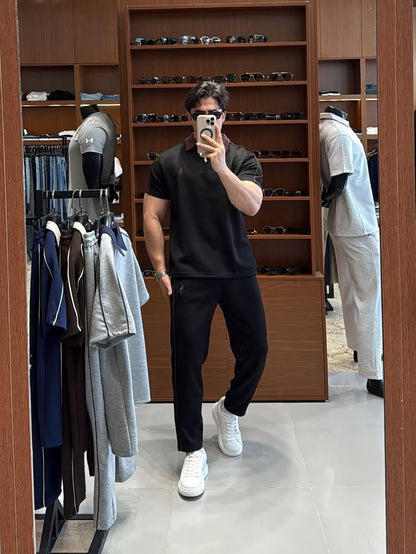 LI-90 | Monarch Terry Comfort Set – Refined Summer Fit