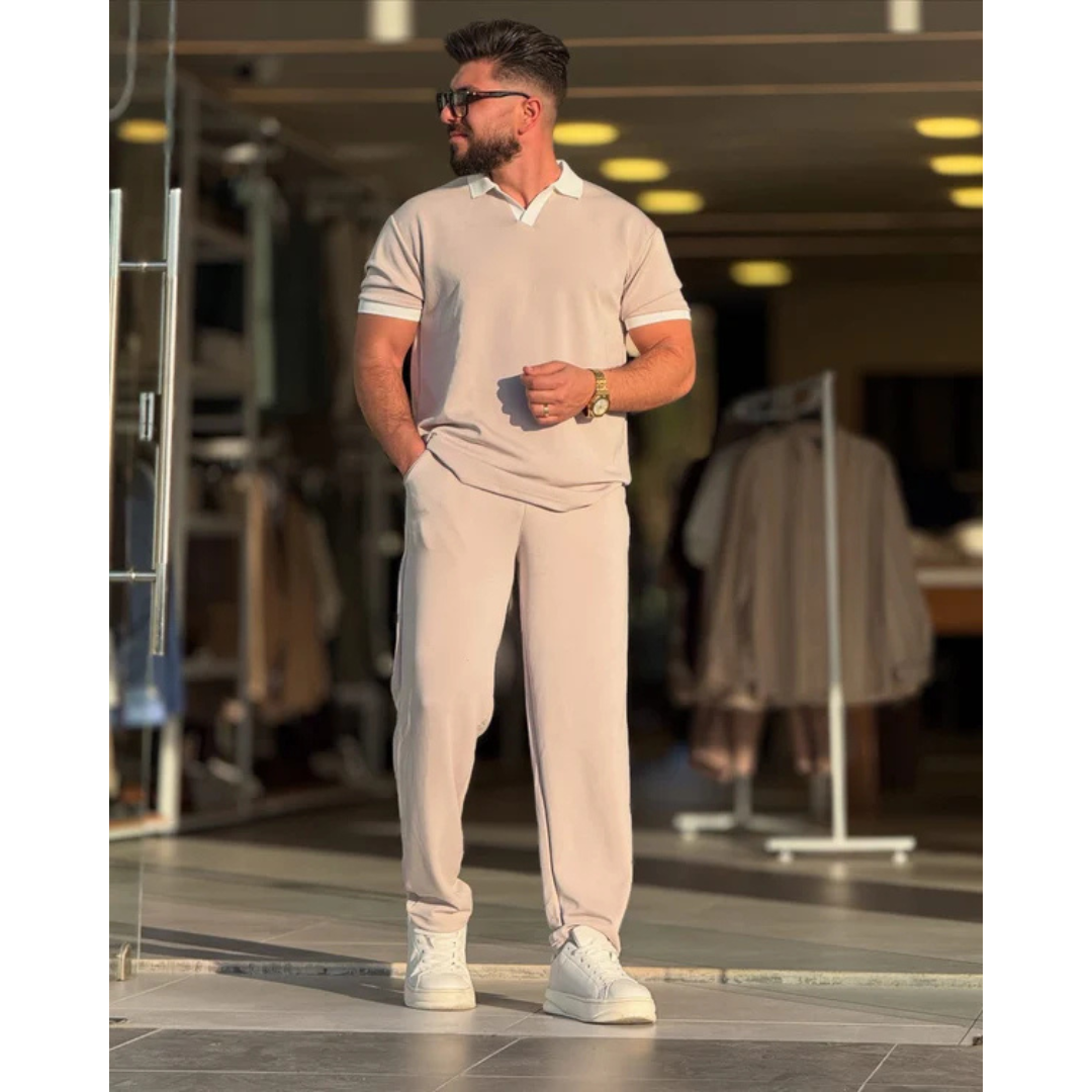 Dry Fit 2 Pcs Style Tracksuit LI -51