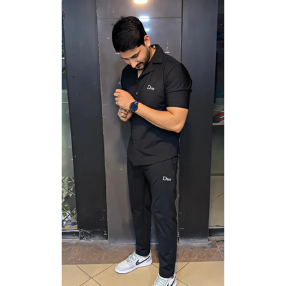 Q-01 Button-Down Chill Set – Classic Vibe