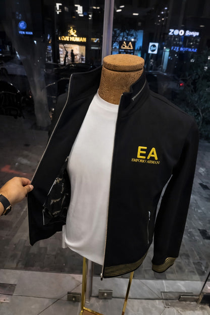 Men’s Premium Two-Piece Tracksuit Set – Zip Jacket & Jogger Pants- (W-18)