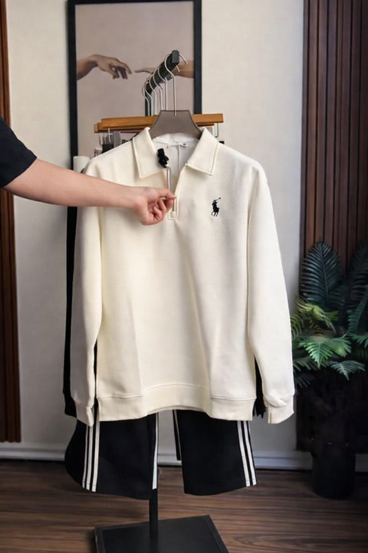 Men’s Premium Zip-Neck Track Suit – Casual & Sportswear Set  (W-11)