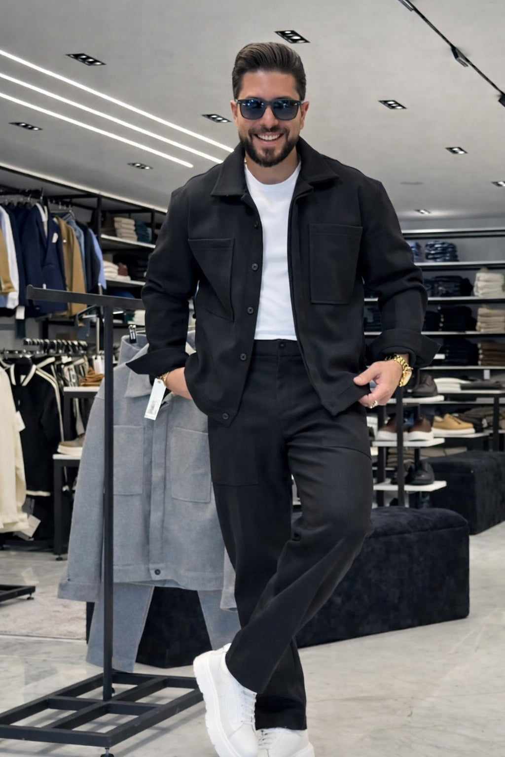 Men’s Premium Two-Piece Co-Ord Set – Modern Casual Tracksuit - (W-12)