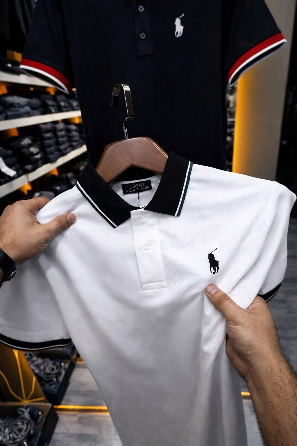 MEN'S PREMIUM POLO T-SHIRT- (D-1)