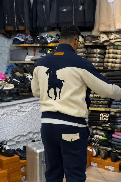 Men’s Premium Zip-Up Tracksuit – Classic  Co-Ord Set  - (W-14)