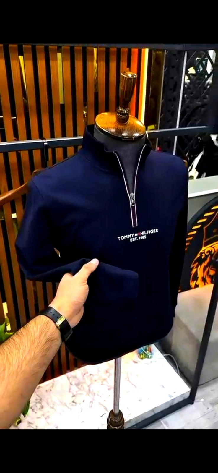 Men’s Half-Zip Tracksuit Set – Modern Athletic Fit - (W-16)