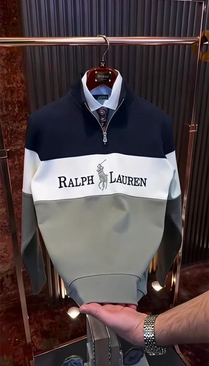 Ralph Lauren Men’s Stylish Half Zip Sweatshirt | Premium Quality (S8)