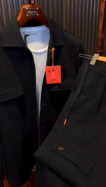 Men’s Premium Two-Piece Tracksuit – Modern Fit & Everyday Comfort- (W-19)