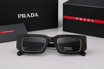 Luxury Polarized Square Sunglasses | UV400 Protection | Premium Designer Style