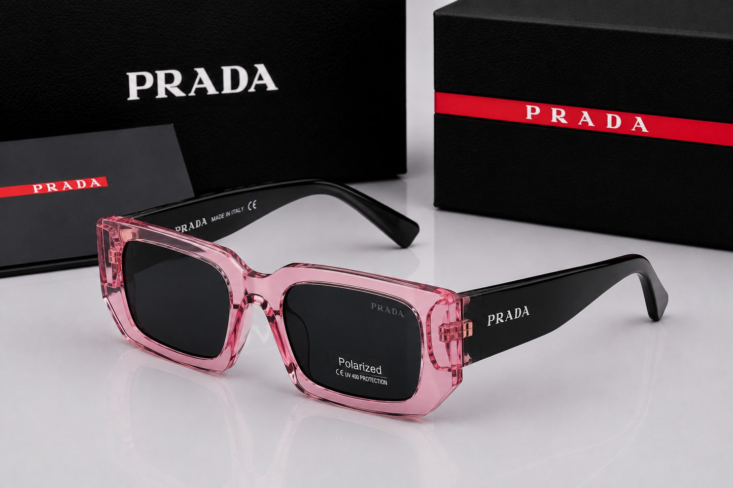 Luxury Polarized Square Sunglasses | UV400 Protection | Premium Designer Style