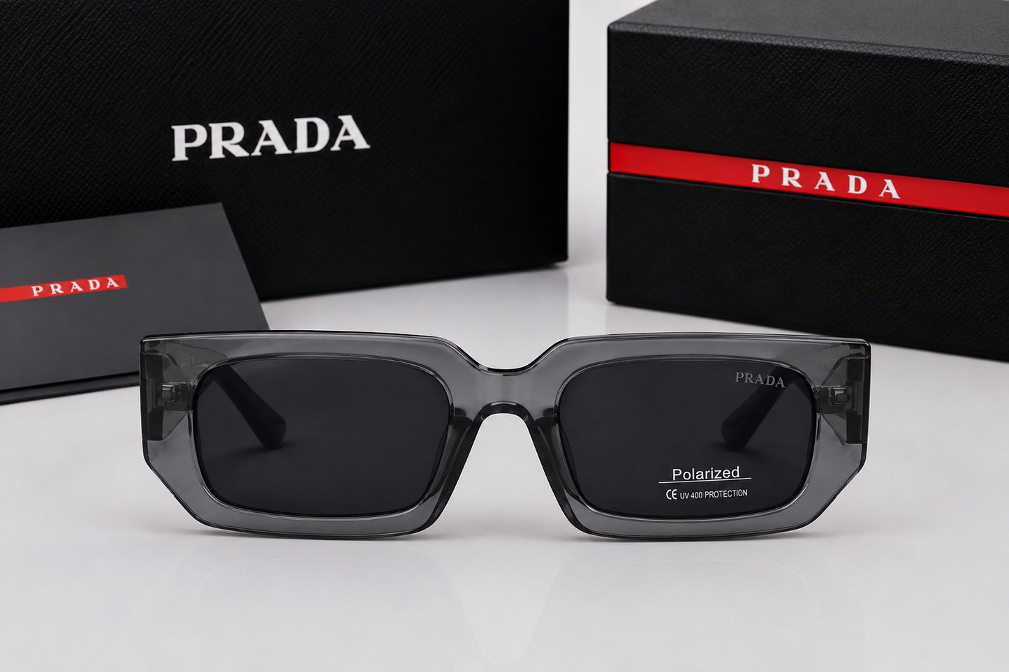 Luxury Polarized Square Sunglasses | UV400 Protection | Premium Designer Style
