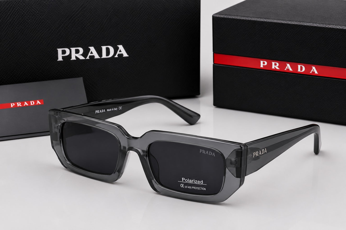 Luxury Polarized Square Sunglasses | UV400 Protection | Premium Designer Style