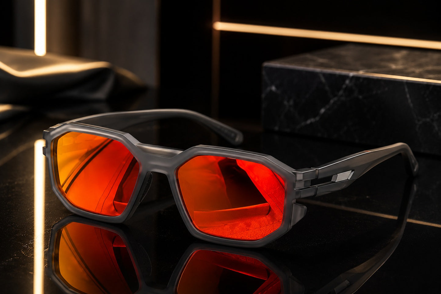 Premium Polarized Hexagonal Sunglasses | UV400 Protection | Lightweight Fashion Eyewear