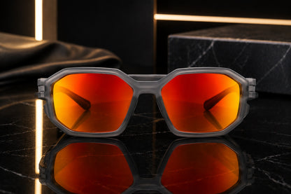 Premium Polarized Hexagonal Sunglasses | UV400 Protection | Lightweight Fashion Eyewear