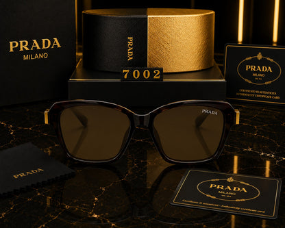 Prada Luxury Sunglasses | Black & Gold Cinematic Product Showcase | Premium Eyewear 4K