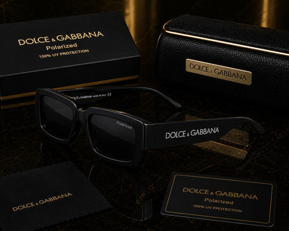Dolce & Gabbana DG6187 Polarized Rectangle Sunglasses –  | UV400 Protection -  Premium Edition
