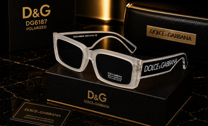 Dolce & Gabbana DG6187 Polarized Rectangle Sunglasses –  | UV400 Protection -  Premium Edition