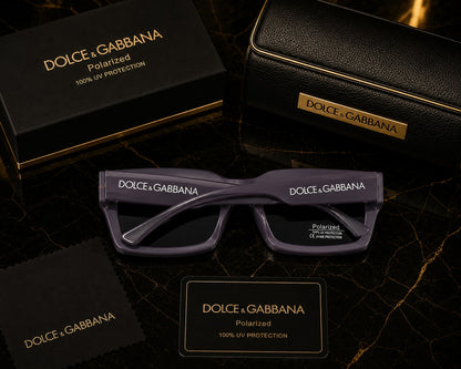 Dolce & Gabbana DG6187 Polarized Rectangle Sunglasses –  | UV400 Protection -  Premium Edition