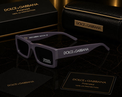Dolce & Gabbana DG6187 Polarized Rectangle Sunglasses –  | UV400 Protection -  Premium Edition