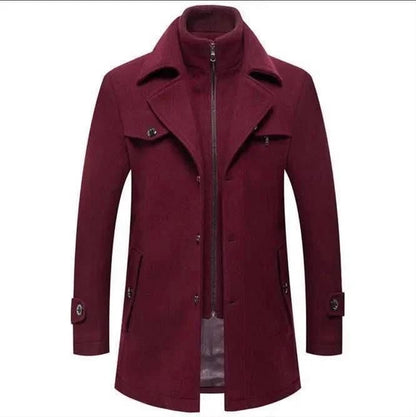 C-26 Men’s Premium Wool Blend Winter Coat – Classic Style