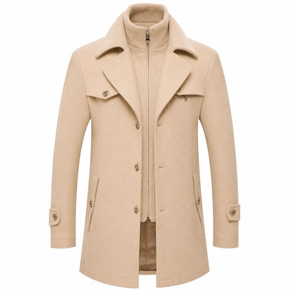 C-26 Men’s Premium Wool Blend Winter Coat – Classic Style