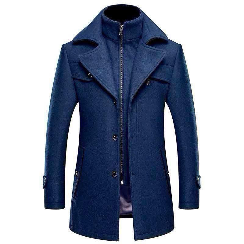 C-26 Men’s Premium Wool Blend Winter Coat – Classic Style