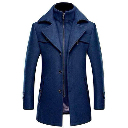 C-26 Men’s Premium Wool Blend Winter Coat – Classic Style