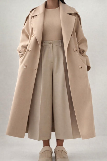 WOMEN'S  FLEECE  LONG COAT