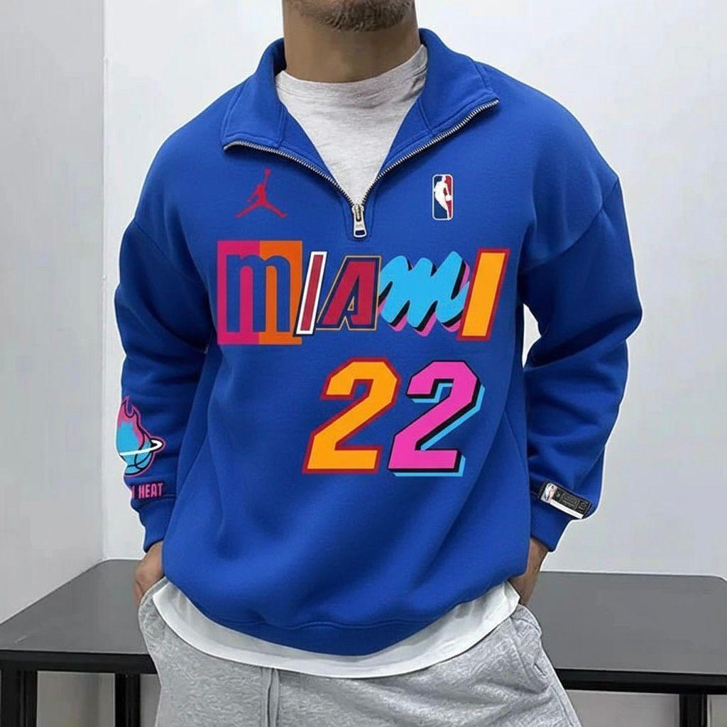 Miami Heat #22 Neon Style Sweatshirt-(S5)