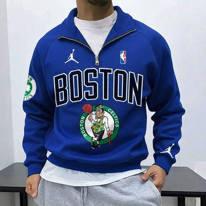 Boston Celtics Classic Green Sweatshirt-(S4)
